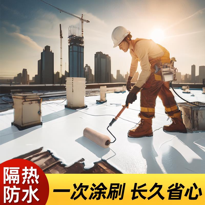 楼顶隔热防水涂料适用于屋顶降温 玻璃防晒隔热涂层及彩钢瓦纳米