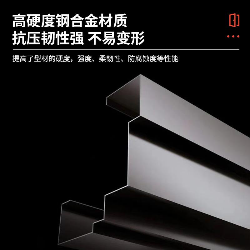 现代极简安全智能入户大门通风隔音耐用房门卧室门推拉平开门