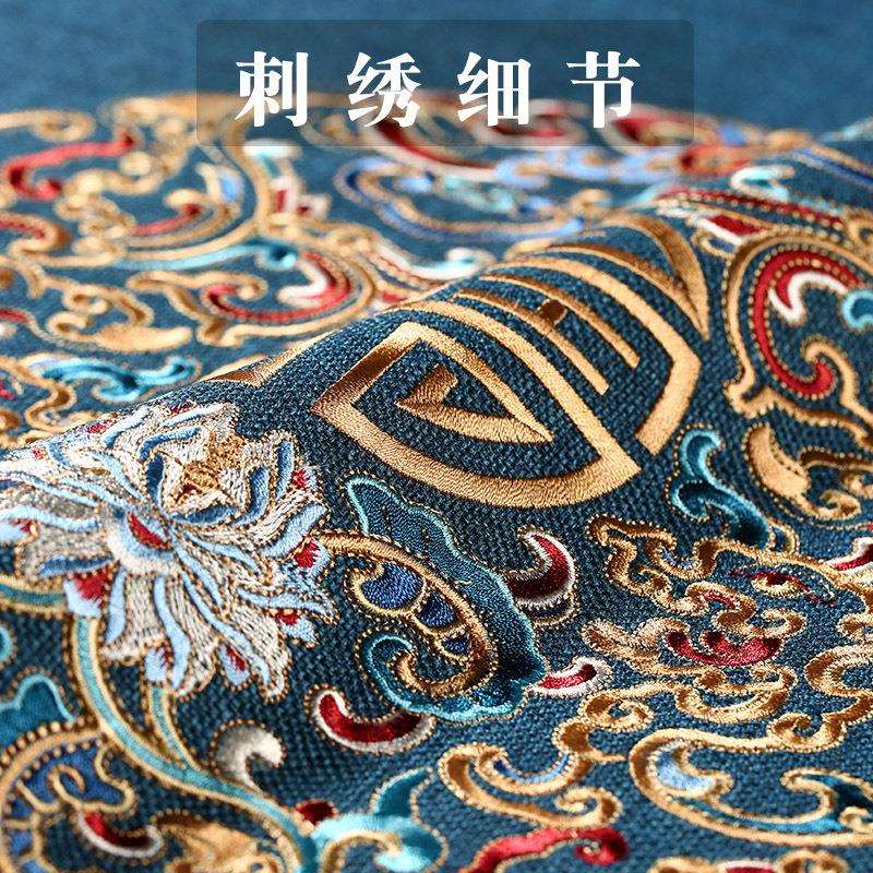 茶几盖布高档新中式防水桌布边柜角几小方几装饰布床头柜盖巾防尘