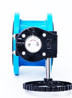 D341X-10/16Q手动国标涡轮法兰蝶阀 DN50 65 80 100 125 150 200