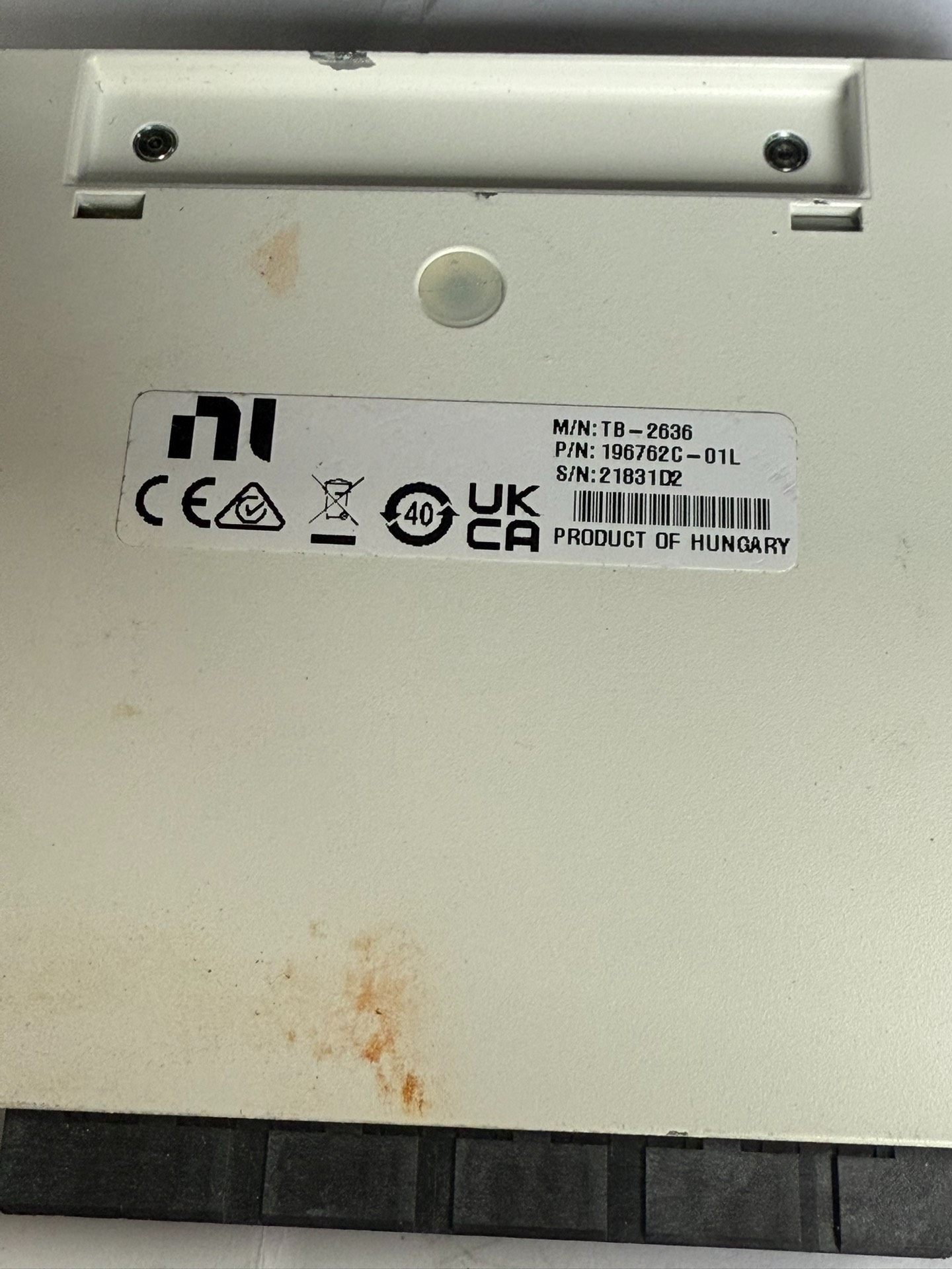 NI TB-2636 二手接线盒