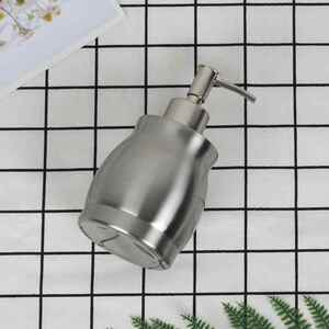 新款直销现货家用304不锈钢乳液瓶390ml手动皂液器卫浴一件起批