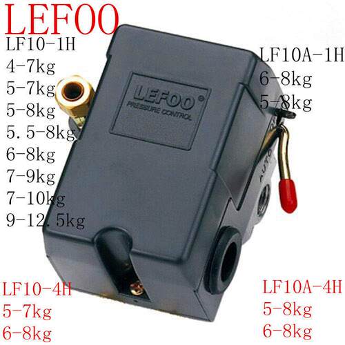 LEFOO力夫LF10-1H空压机气泵压力开 关220V380V气压开 关压力控制