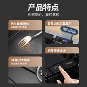 高端鲸7545双瀑鱼槽布水纳米黑不锈钢水家用厨出房洗 工厂直销