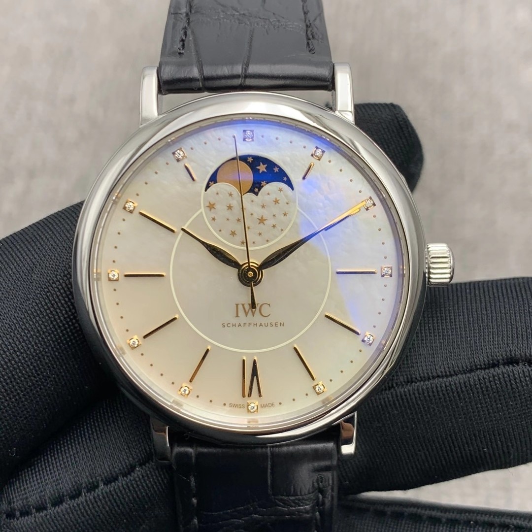 公价60700】98新IWC万国表柏涛菲诺IW459007自动机械女士手表37mm