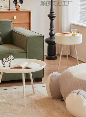 简约风塑油料迷你小AL101971几沙发边边家柜奶客厅茶几圆桌床头柜