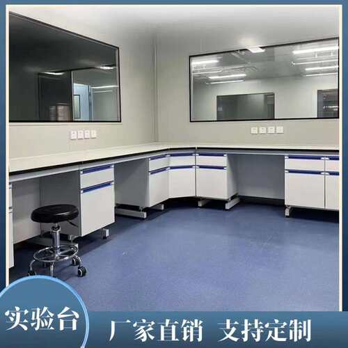 实验室实验台钢木PP边台试验台桌化验室操作台理化板工作台通风柜