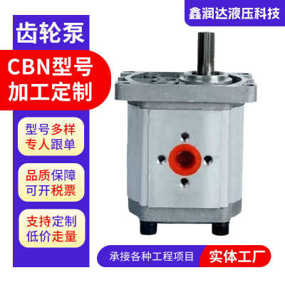 厂家现货供应CBN-F320齿轮泵铝合金电动边立式液压齿轮泵货源充足