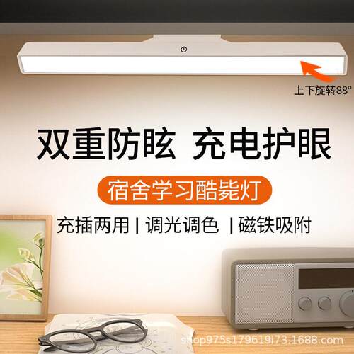 跨境台灯学生专用护眼灯充电led宿舍酷毙灯床头书桌阅读创意夜灯