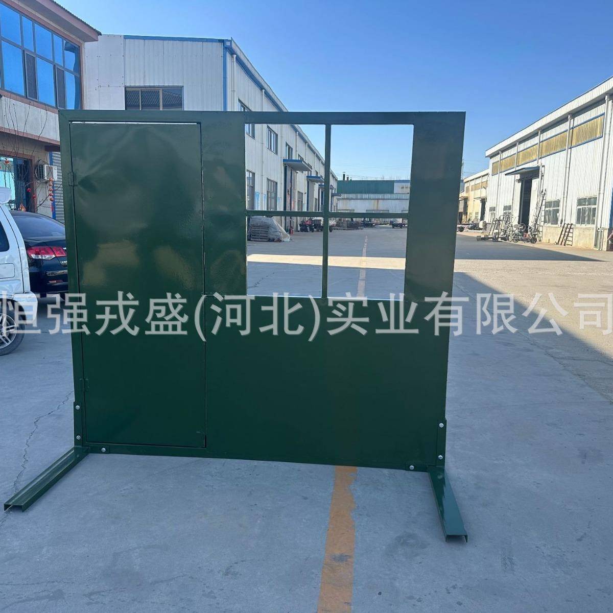模拟战术训练器材门窗匍匐低桩网模拟土坎土堆树木体能器材垃圾桶
