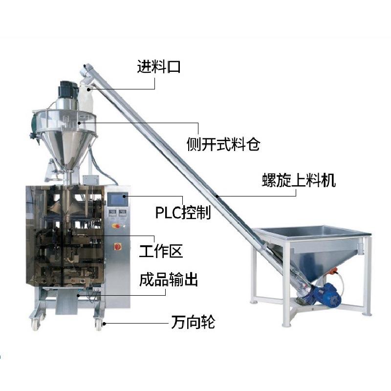 天津粉剂自动包装机冰淇淋粉定量包装机豆浆粉核桃粉包装机