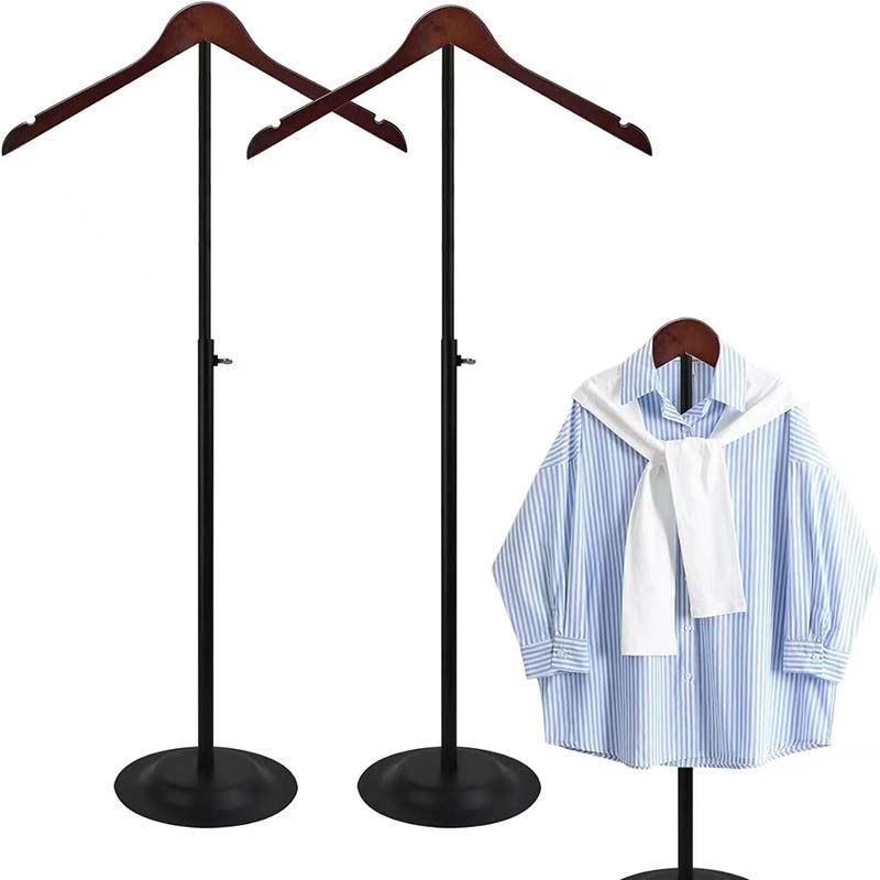 新款伸缩T恤展示架外套挂架展览丁字架服装店T形架 T字架成人童装