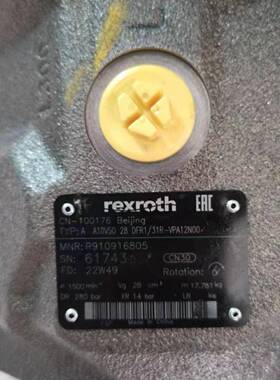 力士乐柱塞泵R910916805液压泵A10VSO28DFR1/31R-VPA12N00-PPA12N
