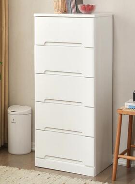 A10L40c厚m实木夹缝柜抽屉收纳F768M76J柜五斗柜加50窄柜缝隙式多