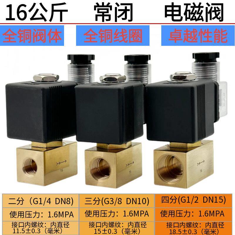 电磁排水阀 泄压阀 排气阀 二分三分四分 压力1.6MPA16barAC220V