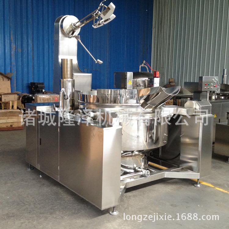 小龙虾底料粘冒料菜底炒锅 高度物料倾炒锅 可式大型炒料机