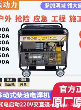 YT6800W/YT6800油EW-单相交流2220vPRK柴发电机电焊一E体机