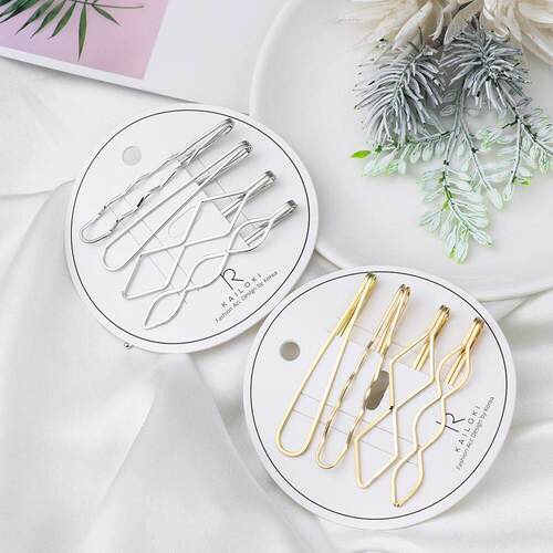 Simple Metal Hair Clips for Women Hairpins Hair Accessories