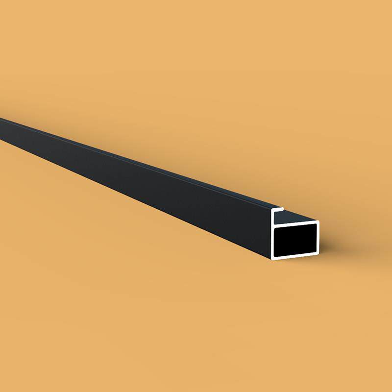 20极简铝合金玻璃衣柜门窄边酒柜书柜平开 门镜框铝框门边框材料