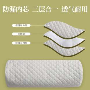 籽头壳颈椎枕艾草枕草本腰硬枕颈枕BQZ柏睡眠护颈枕圆柱荞麦侧睡