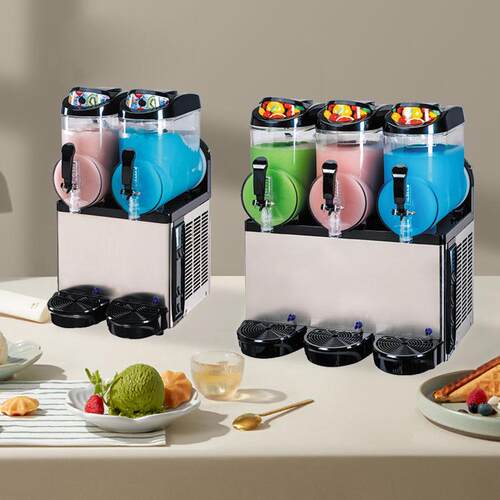 商用12L雪融机带灯夜间模式雪泥机冰沙机绵绵冰饮品电商出口slush