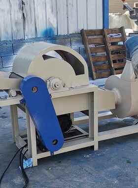 废布小边角料松机边花无纺布开棉绒机沙发坐垫开角料94377开松机