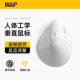 线蓝牙垂直滑鼠静音三模人体工程学笔电平板办公 无线 W&P