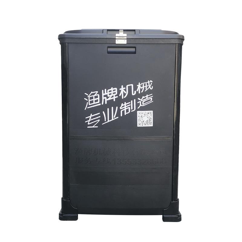 鱼机自动喂鱼机二包料投投料机塘无料自动停厂家直供二包料饲鱼池