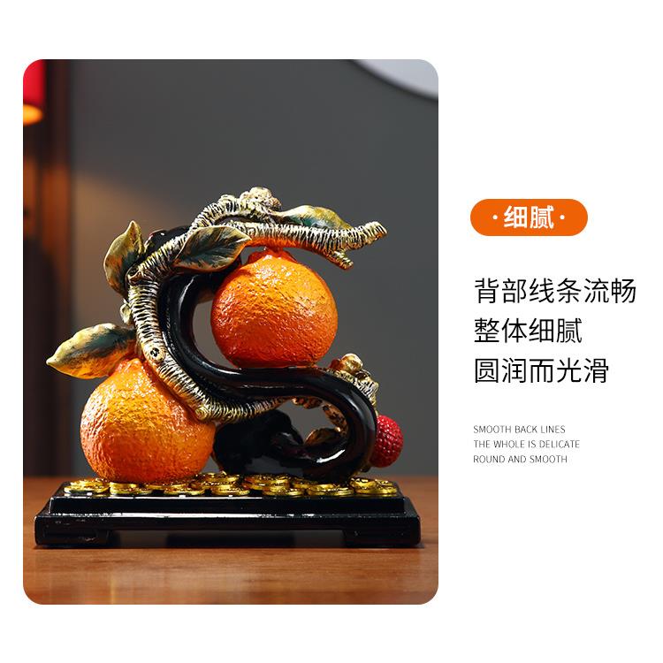 新中式家居装饰品摆件大利吉大电如意吉祥WCK客厅视工柜装饰品厂