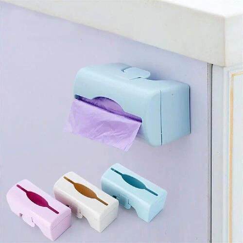 1/2PCS Plastic Bag Container Wall-mounted Kitchen Garbage