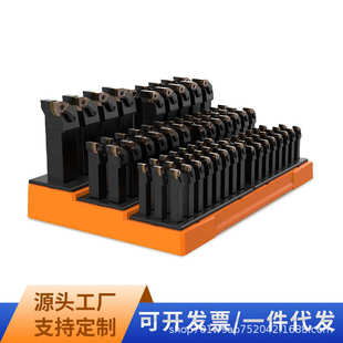 cnc丝锥钻头铣刀收纳盒走心机车刀杆er筒夹BT30/40/50刀柄整理架