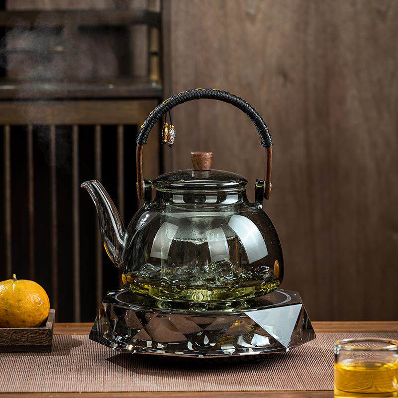 福熙堂水晶电陶炉家用养生煮茶器高颜值玻璃耐高温烧水泡茶煮茶炉