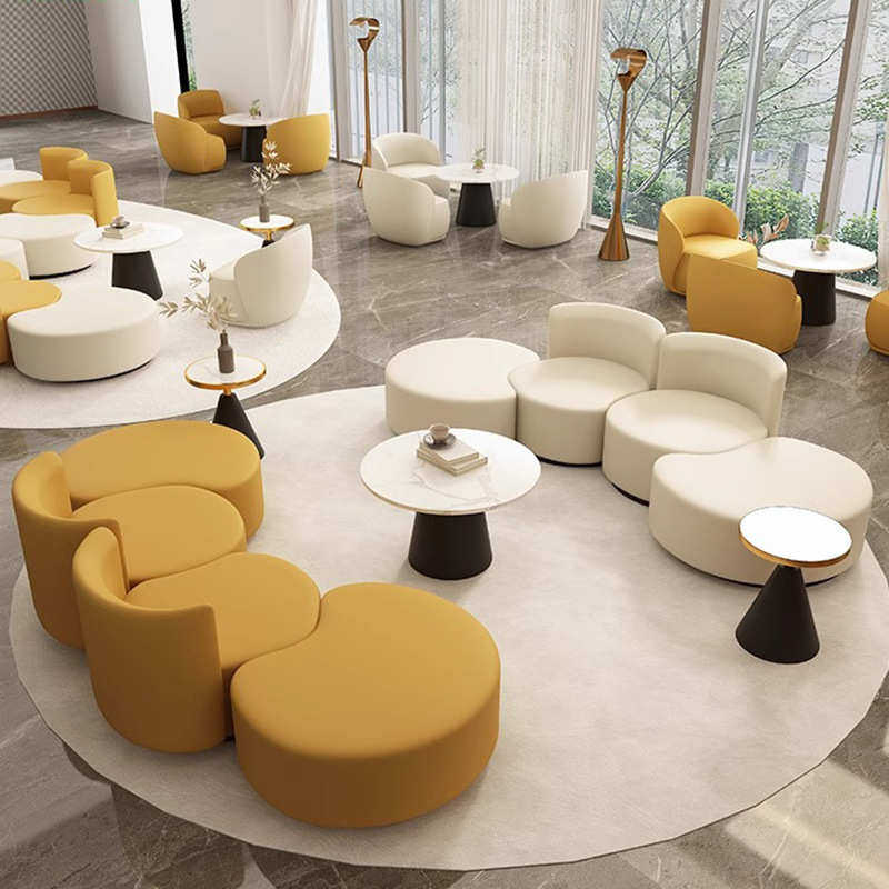 办公室休息区接待沙发售楼处洽谈桌椅组合休闲奶茶店咖啡厅沙发椅,住宅家具,沙发+茶几,淘宝优惠券,粉丝福利购,淘宝优惠卷