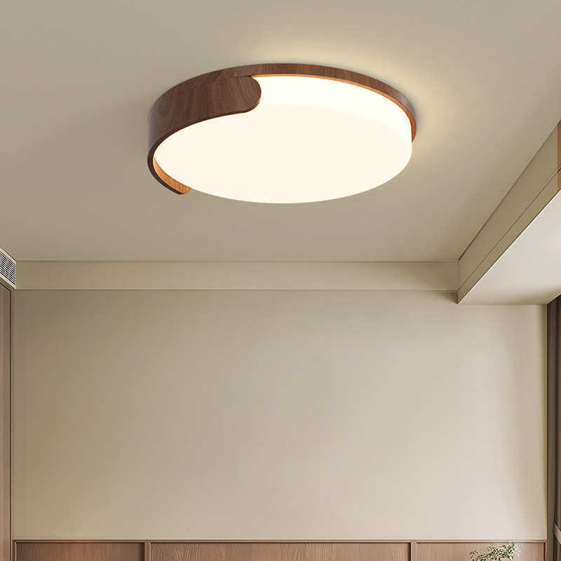 客厅灯大厅主灯吸顶灯创意胡桃木色卧室灯护眼全屋套餐中山灯具,家装灯饰光源,智能吸顶灯,淘宝优惠券,粉丝福利购,淘宝优惠卷