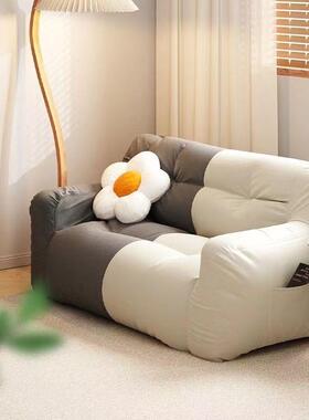 懒人沙发榻榻米可躺可睡双人出租屋家用休闲椅卧室地上单人小沙发