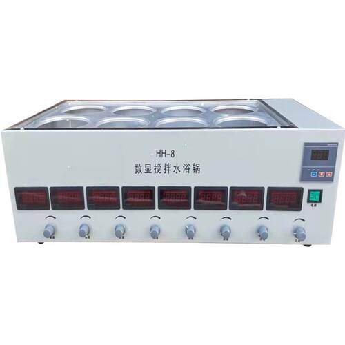 数显恒温水浴锅带磁力搅拌HH-12468孔加热控温搅拌器精准PID调温