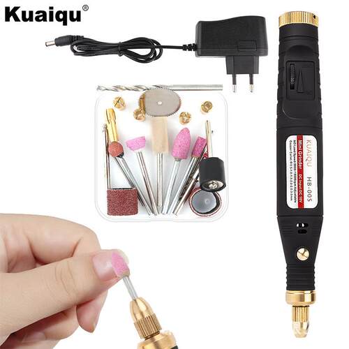 快取迷你手持电磨机HB-005木雕电动抛光切割机工具40/100件套电磨