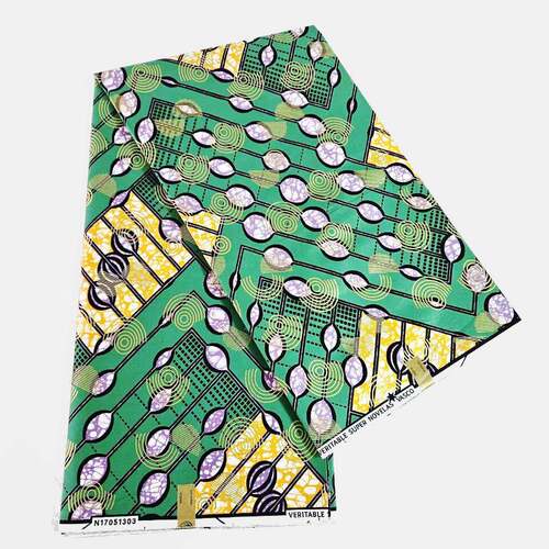 African wax golden fabric非洲蜡染布24*24支棉金粉蜡染布