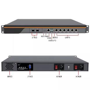 I3I J6412 倍控1U工控机双电源冗余模块ROS软路由J4125 N5105
