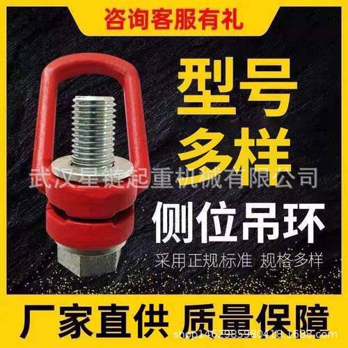 万向吊环60°C旋转吊环螺丝侧位螺钉G80高度模具吊环