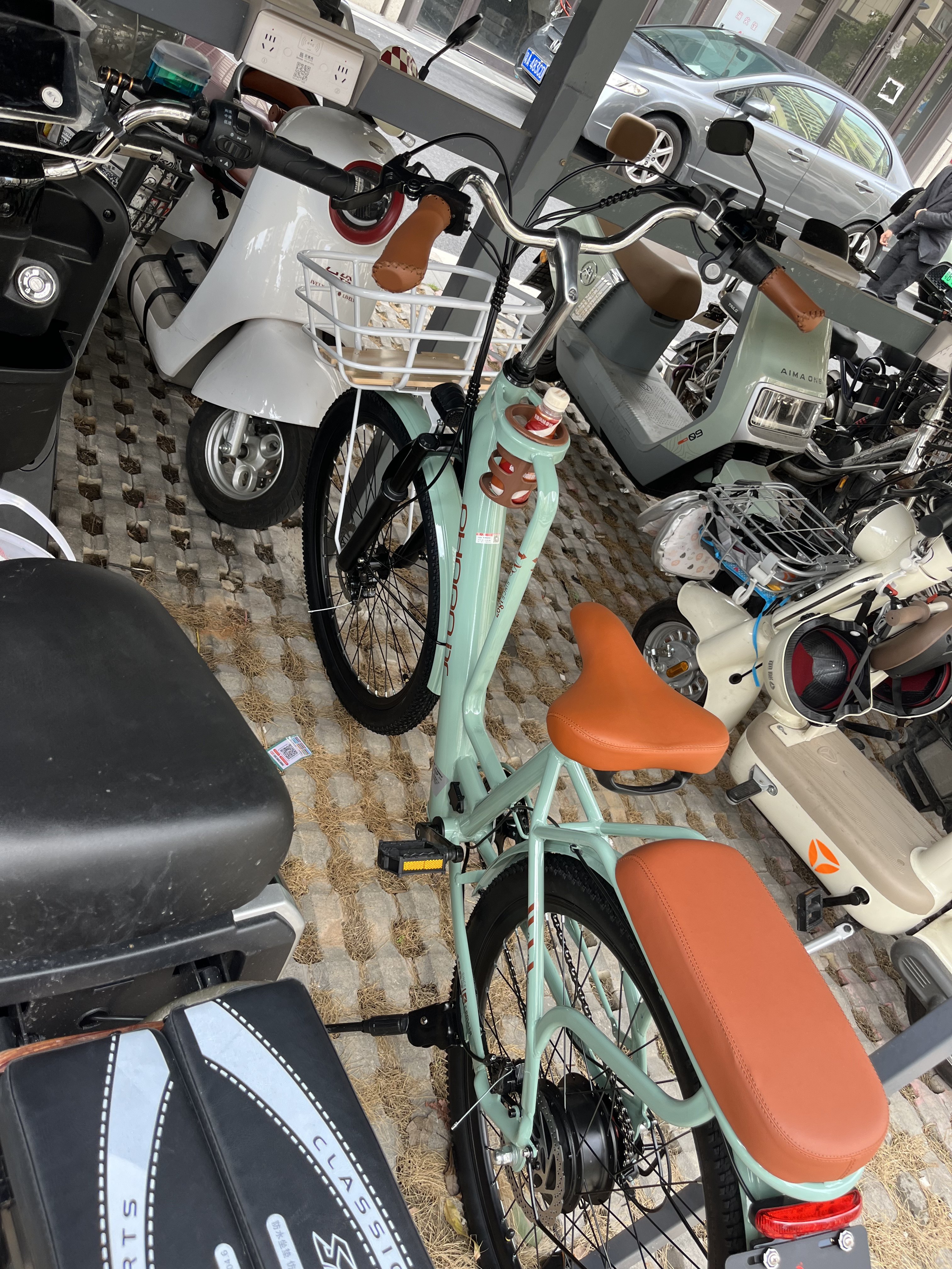 Городской электровелосипед Phoenix Mocha в стиле ретро | 7 скоростей Shimano, дисковые тормоза | Женский велосипед для города с литиевой батареей photo review