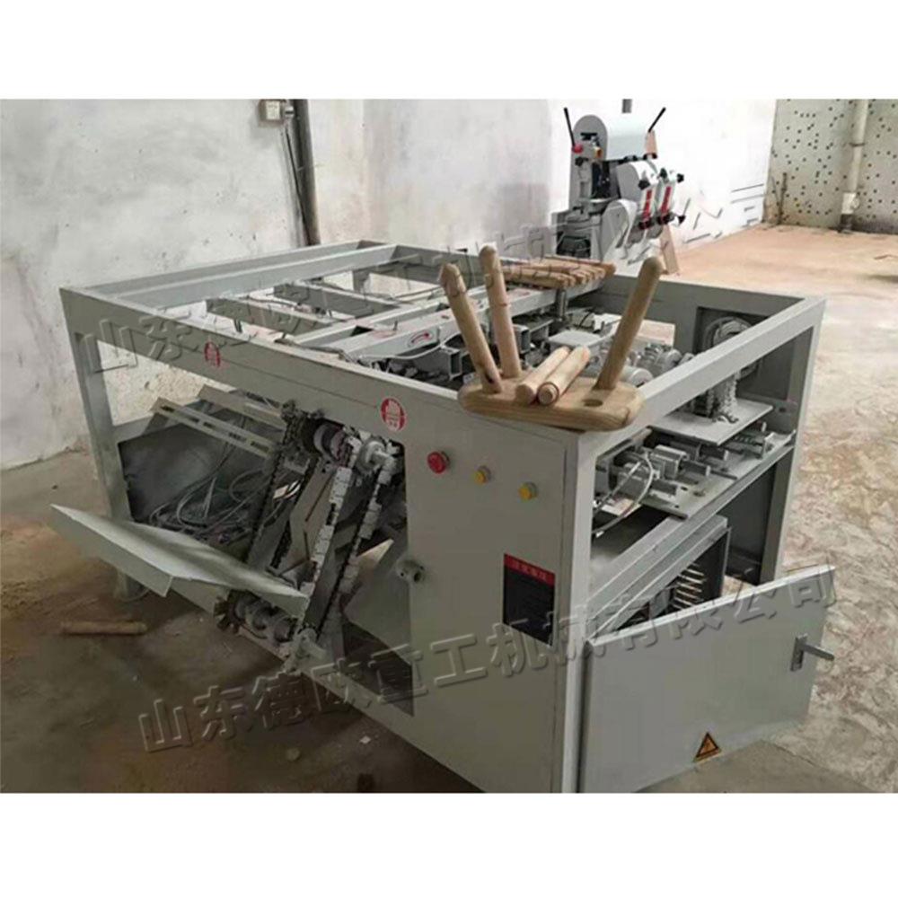扫把杆拖把杆开牙机 农用工具木把倒圆机 全自动木棒螺纹圆头机