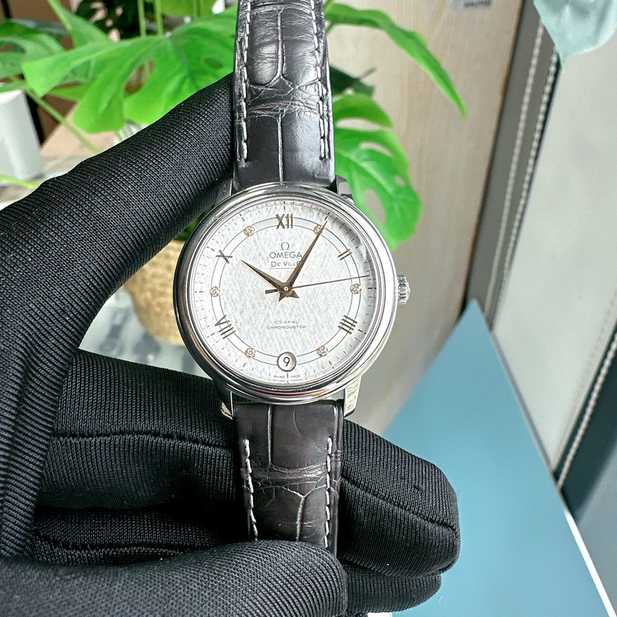 一口价98新欧米茄公价3.13万碟飞系列女士手表全自动机械腕表33mm