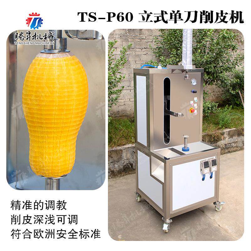 全不锈钢瓜果削皮机瓜果去皮机 哈密瓜西瓜南瓜冬瓜削皮机 腾昇