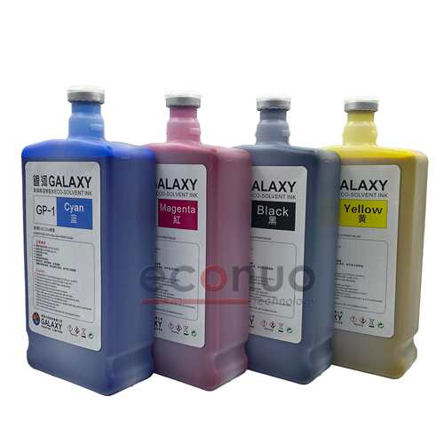 银河GALAXY GP-1弱溶剂墨水户内户外写真机低气味环保油性墨水1L