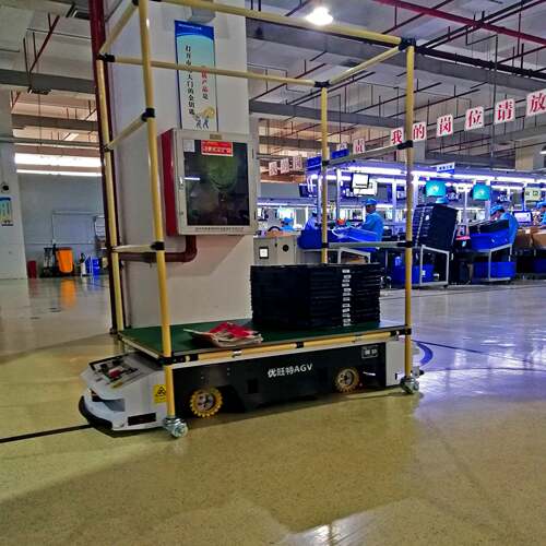 agv小车自动搬运机器人无人运输潜伏牵引料车深圳厂家非标转运