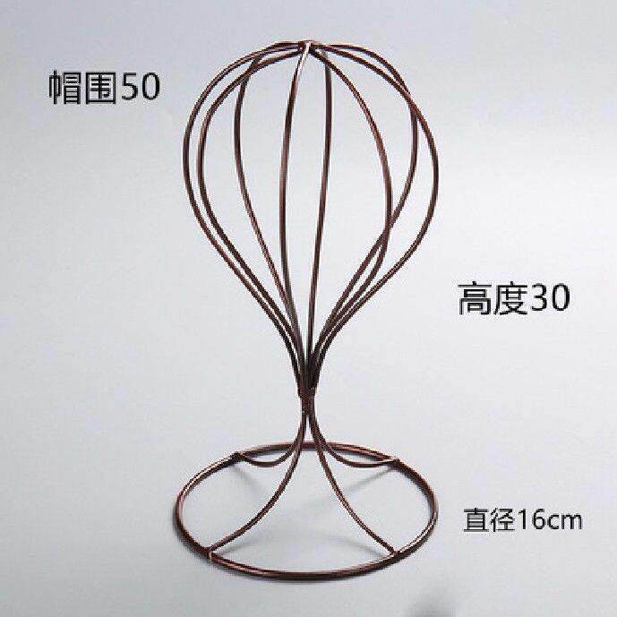 假发支架欧式铁艺帽子架帽子柜假发展示架创意收纳架帽托架假发托