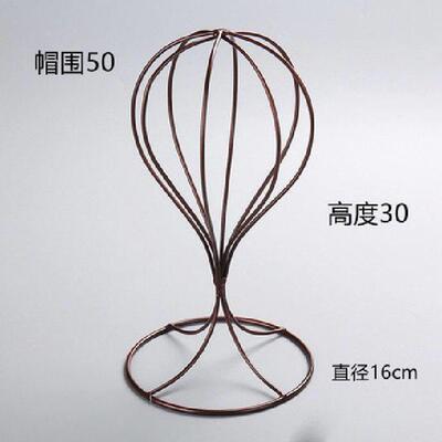 假发支架欧式铁艺帽子架帽子柜假发展示架创意收纳架帽托架假发托