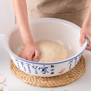陶瓷和面盆家用特大号大盆碗加厚揉面盆创意厨房洗菜盆烘焙拌馅盆