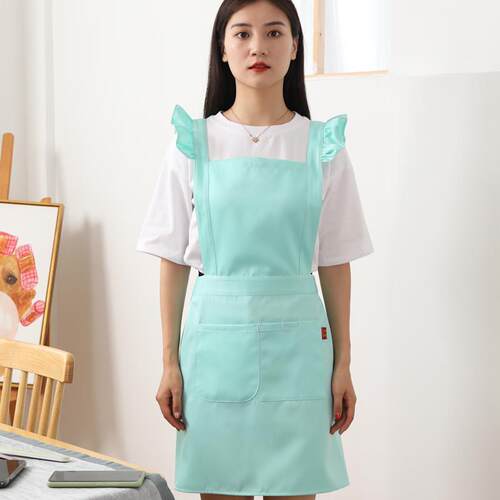 正品容美甲师化妆师围裙工作定制loo女时尚可g爱日服系美韩版家用